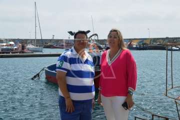 Presentación de las fiestas del muelle de Taliarte en honor de la Virgen del Carmen (Foto TA)